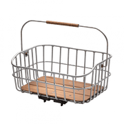 Brooks Peckham Low Basket - Silver -