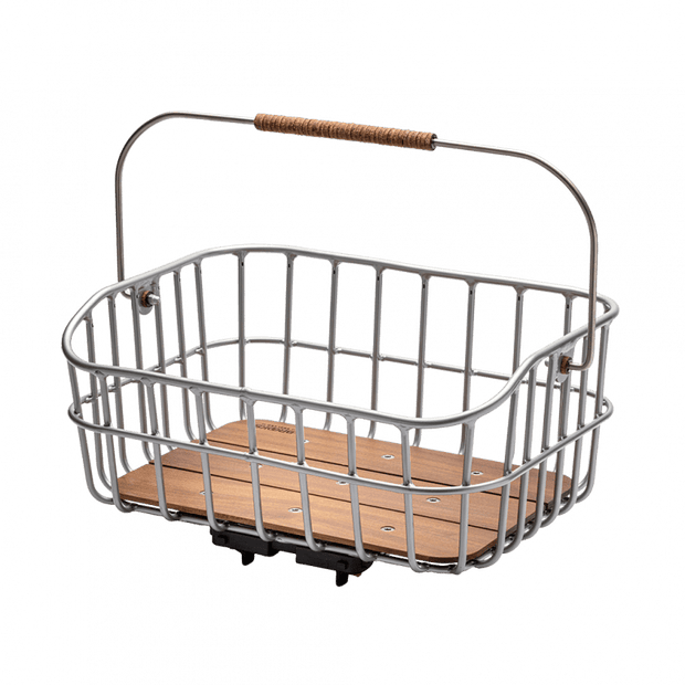 Brooks Peckham Low Basket - Silver -