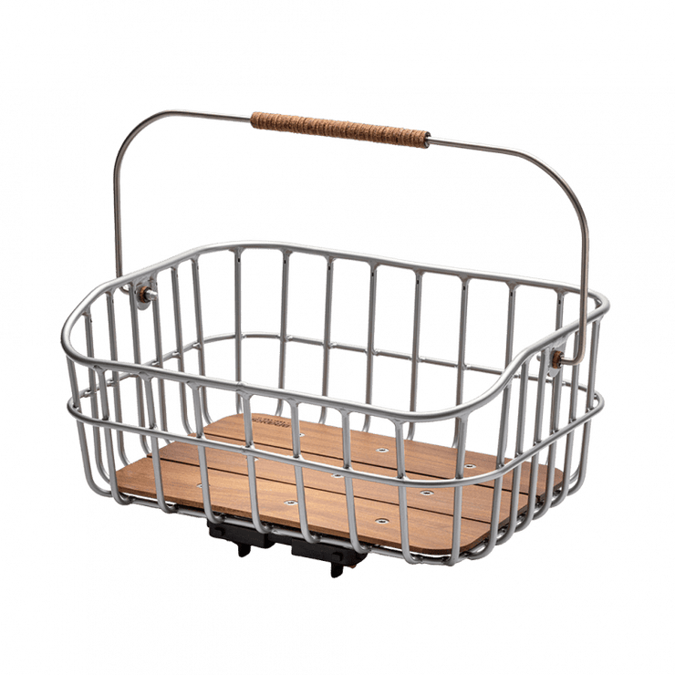 Brooks Peckham Low Basket - Silver -
