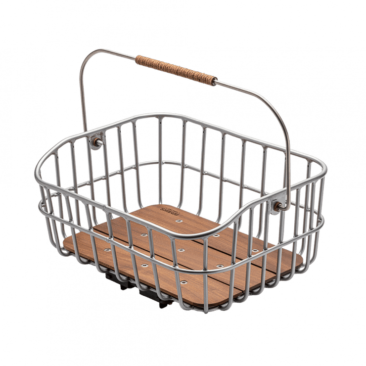 Brooks Peckham Low Basket - Silver -