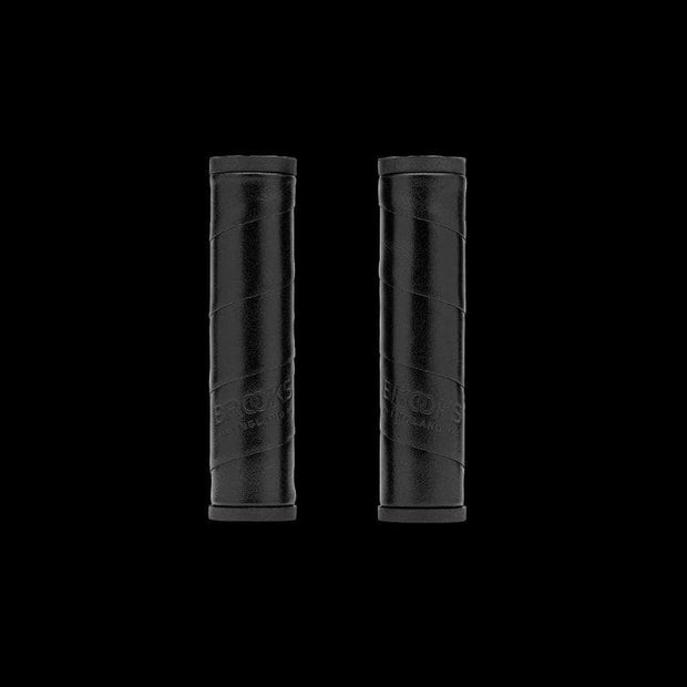 Brooks Willow Leather Grips - Black -