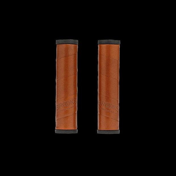 Brooks Willow Leather Grips - Honey -