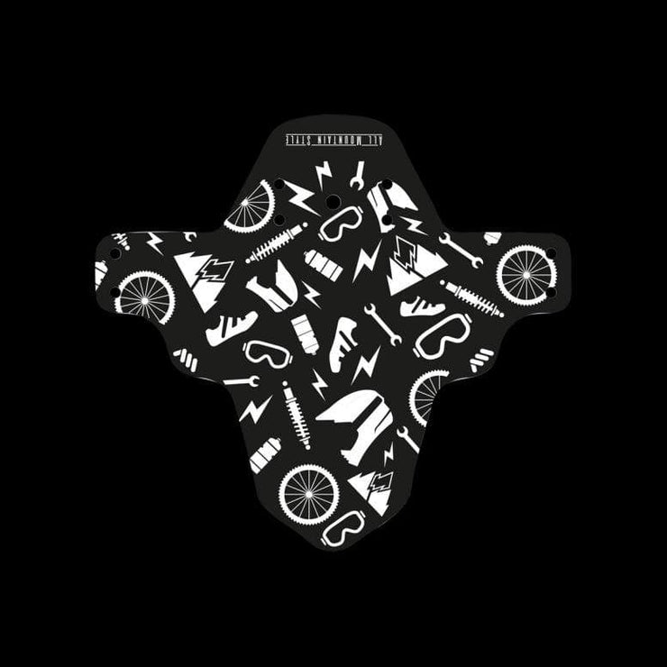 All Mountain Style Mudguard - Joy Ride - Black/White -