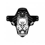 All Mountain Style Mudguard - Pitbull - Black/White -