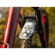 All Mountain Style Mudguard - Pitbull - Black/White -