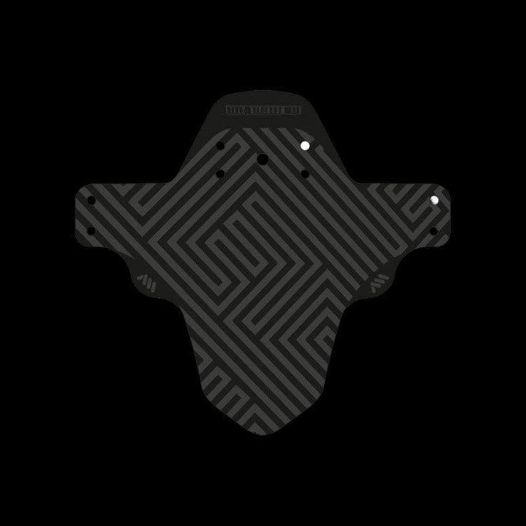All Mountain Style Mudguard - Maze - Black/Grey -