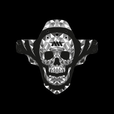 All Mountain Style Mudguard - Skull - Black/Grey -