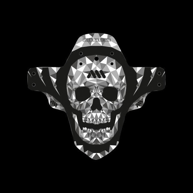 All Mountain Style Mudguard - Skull - Black/Grey -