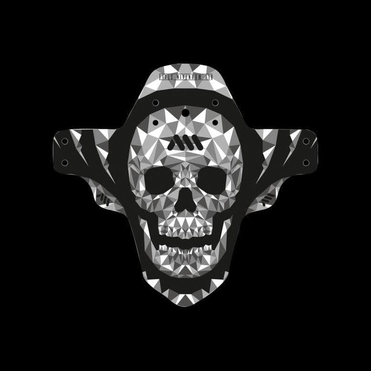 All Mountain Style Mudguard - Skull - Black/Grey -