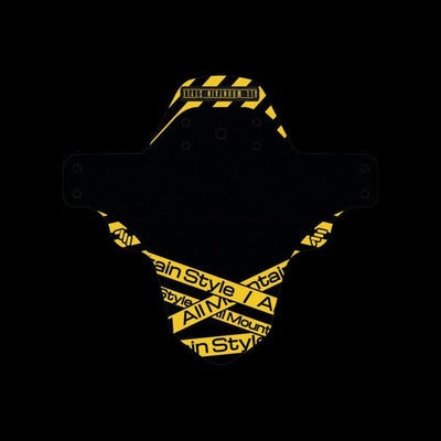 All Mountain Style Mudguard - Toxic - Black/Yellow -