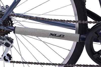XLC NEOPRENE BIKE VELCRO MTB - ANY BIKE CHAINSTAY PROTECTOR 260mm SILVER 50% OFF