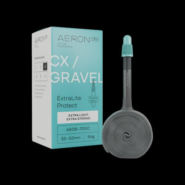 Aeron TPU CX/Gravel - ExtraLite Protect - Alloy Valve - Grey - 650-700 x 32-52c