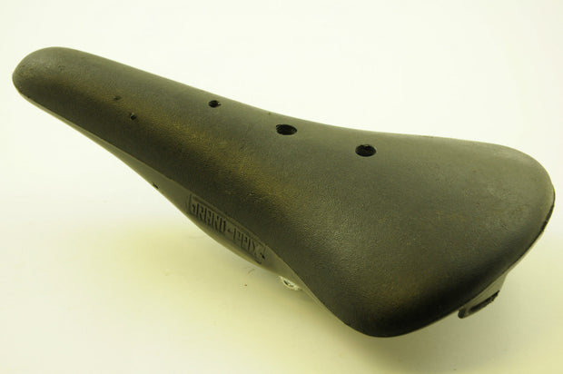VINTAGE 70’s,80’s RACING BIKE SEAT"GRAND PRIX” SHOT GUN TYPE ROAD BIKE SADDLE