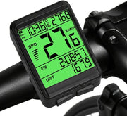 Brenth Bike Computer,Universal IPX7 Waterproof Bike Speedometer,Bike Speedometer Wireless with LCD Backlight Display,Automatic Start/Stop,Black Cycle Computer for All Bikes,Outdoor Bike Accessories
