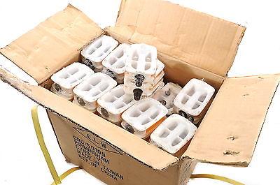 WHOLESALE JOB LOT 50 PAIRS BICYCLE WHITE PEDALS 9-16 MECHANICS,SHOPS BARGAIN