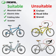 RBRL Extra Large Bicycle Mirror, 360 Adjustable Shatterproof and Durable Bar End Rear View Mirror for E-Bike (Right)