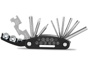 Kitbest Bike Repair Tool Kit, Bike Puncture Tire Patch Repair Tool Kit Contains 16-in-1 Bicycle Multi Tool, Portable Bicycle Cycling Road Mountain Bike Accessories for Men Women