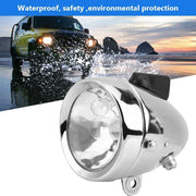 Bike Motorized Bike Headlight Tail Light Friction Generator Dynamo, Universal 12V 6W BMX Bike Headlight and Rear Light Friction Generating Electricity, Waterproof Head Tail Lamp Dynamo Light