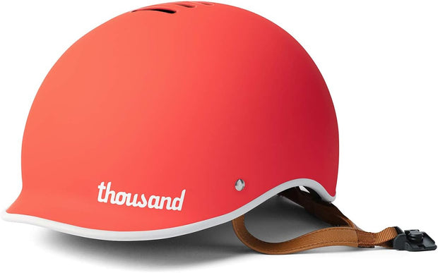 Thousand Heritage Collection Adult Bike Helmet Original Low Profile Retro Commuter Cycling Helmet Medium 57 - 59cm Daybreak Red (matt)