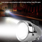 Bike Motorized Bike Headlight Tail Light Friction Generator Dynamo, Universal 12V 6W BMX Bike Headlight and Rear Light Friction Generating Electricity, Waterproof Head Tail Lamp Dynamo Light