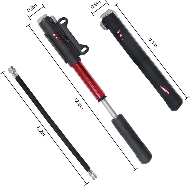 CHUMXINY Bike Repair Kit, 16-in-1 Bike Repair Tool, 120Psi Mini Bicycle Pump, Tire Patch Kit for Mountain and Road Bikes