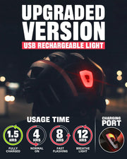 Victgoal Bike Helmet with USB Rechargeable LED Light Removable Magnetic Goggles Visor Breathable Mountain Bicycle Helmet for Unisex Men Women Adjustable Cycle Helmets