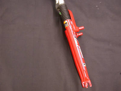 SUSPENSION FORK RST156L OMNI 26" MTB BIKE RED 1 1-8" 28.6 THREADED 142mm REDUCED