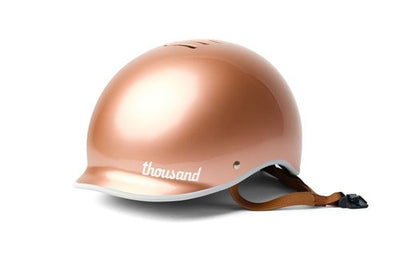 Thousand Heritage Collection Adult Bike Helmet Original Low Profile Retro Commuter Cycling Helmet Small 54cm - 57cm Rose Gold Colour