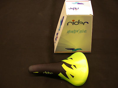 TRENDY FLUORESCENT YELLOW SADDLE FOR MTB,FIXIE, NEON YELLOW SEAT BARGAIN PRICE
