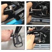 Kitbest Bike Repair Tool Kit, Bike Puncture Tire Patch Repair Tool Kit Contains 16-in-1 Bicycle Multi Tool, Portable Bicycle Cycling Road Mountain Bike Accessories for Men Women