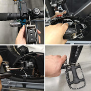 Kitbest Bike Repair Tool Kit, Bike Puncture Tire Patch Repair Tool Kit Contains 16-in-1 Bicycle Multi Tool, Portable Bicycle Cycling Road Mountain Bike Accessories for Men Women