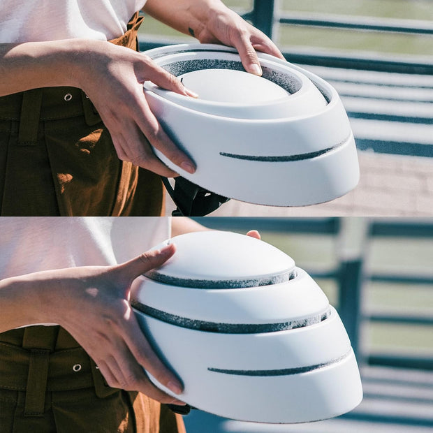 CLOSCA. Folding helmet. Adult Bicycle Helmet. Bike Helmet and Electric Scooter Helmet. Commuter helmet. Collapsible helmet. Helmet for Women and Helmet for Men