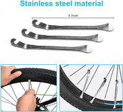 CHUMXINY Bike Repair Kit, 16-in-1 Bike Repair Tool, 120Psi Mini Bicycle Pump, Tire Patch Kit for Mountain and Road Bikes