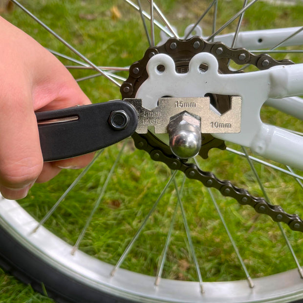 Kitbest Bike Repair Tool Kit, Bike Puncture Tire Patch Repair Tool Kit Contains 16-in-1 Bicycle Multi Tool, Portable Bicycle Cycling Road Mountain Bike Accessories for Men Women