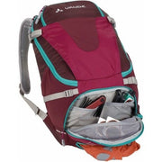 VAUDE MOAB 14 LITRE BACKPACK RUCKSACK CYCLE SHOULDER BAG CLARET RED 50% OFF RRP