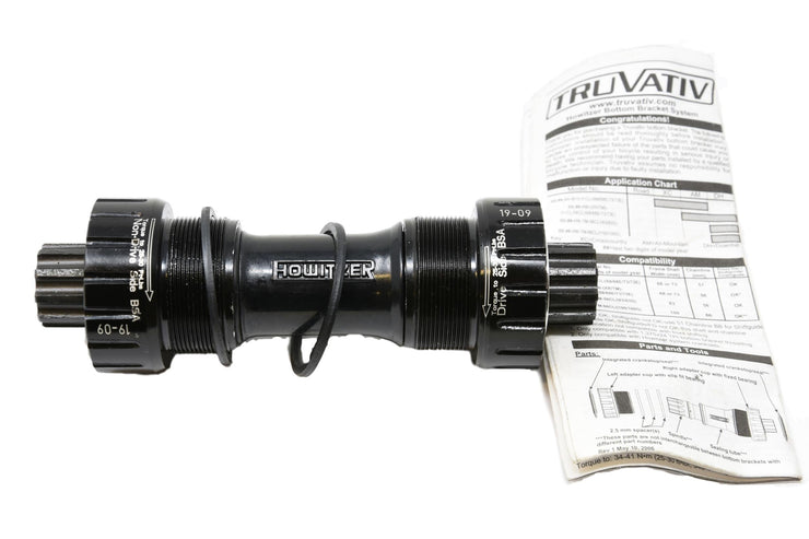 Truvativ Howitzer XR Bottom Bracket 68-73mm Bb Shell 1.37 X 24tpi, 51mm Chainline