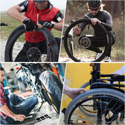 MirraSwit 128Pcs Bike Puncture Repair Kit, Self-Adhesive Puncture Repair Patches, Puncher Repair Kit Bicycle, with Metal Crowbar File for Mountain/Road Bike or Commuter Bikes