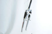 SUNTOUR M6300 SUSPENSION FORK 26" MTB BIKE 1" 25.4 THREADED STEERER142mm SILVER