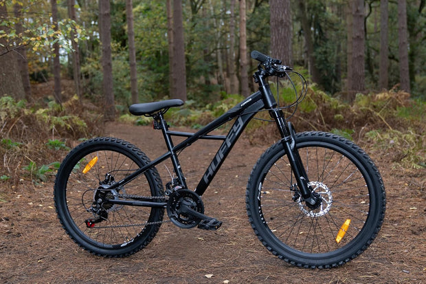 Huffy Korros Hardtail Mountain Bike Hardtail + Front Suspension + Shimano Gears