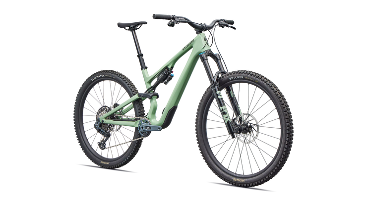 2026 Specialized Stumpjumper 15 EVO Expert AXS Full Suspension Mountain Bike in Gloss Pistachio