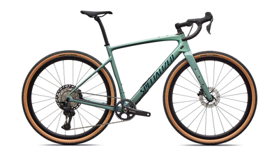 2026 Specialized Diverge 4 Expert Shimano GRX Di2 Carbon Gravel Bike in Fjord Metallic