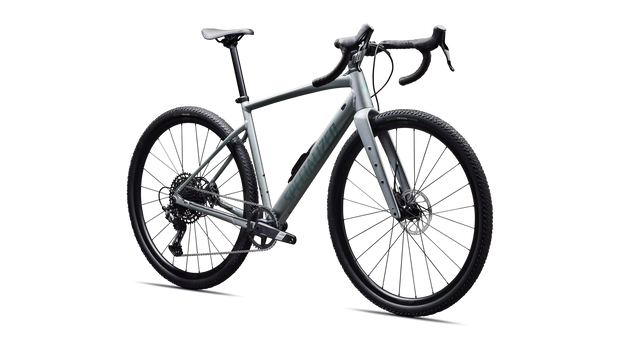 2026 Specialized Diverge 4 Comp Alloy SRAM Apex Gravel Bike in Satin Shadow Silver