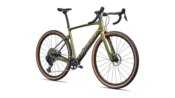 2026 Specialized Diverge 4 Comp Carbon SRAM Apex AXS Gravel Bike in Laurel Green Metallic