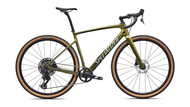2026 Specialized Diverge 4 Comp Carbon SRAM Apex AXS Gravel Bike in Laurel Green Metallic