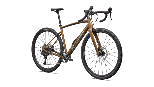 2026 Specialized Diverge 4 Sport Alloy Shimano CUES Gravel Bike in Satin Burnt Gold Metallic