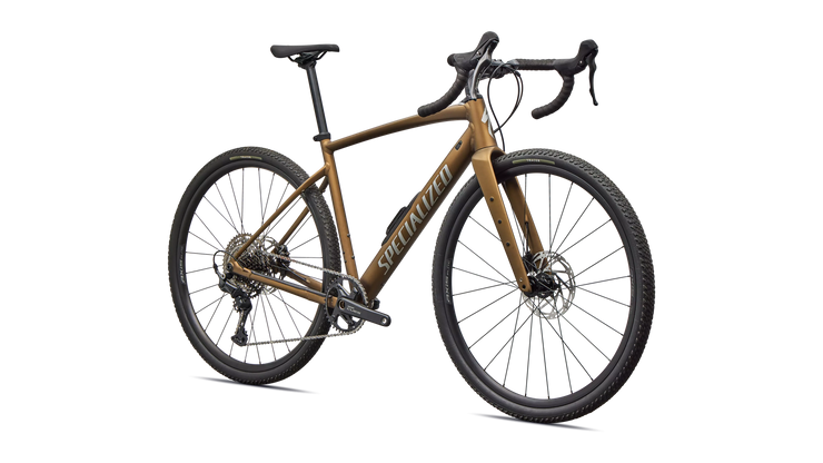 2026 Specialized Diverge 4 Sport Alloy Shimano CUES Gravel Bike in Satin Burnt Gold Metallic