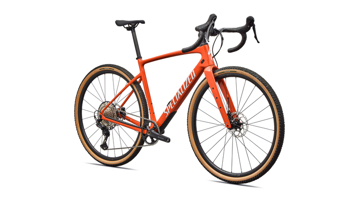 2026 Specialized Diverge 4 Sport Carbon Shimano GRX 600 Carbon Gravel Bike in Deep Orange