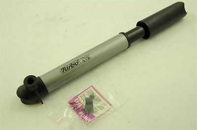 TURBO MINI FAT BARREL BIKE PUMP 9–12” UNIVERSAL SUIT ALL VALVES MADE IN BRITAIN