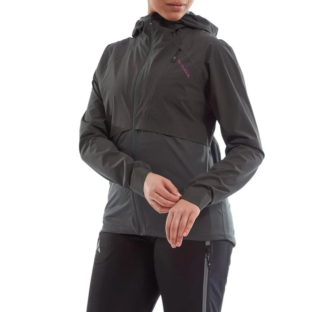 Altura Esker Women's Waterproof Packable Jacket in Grey