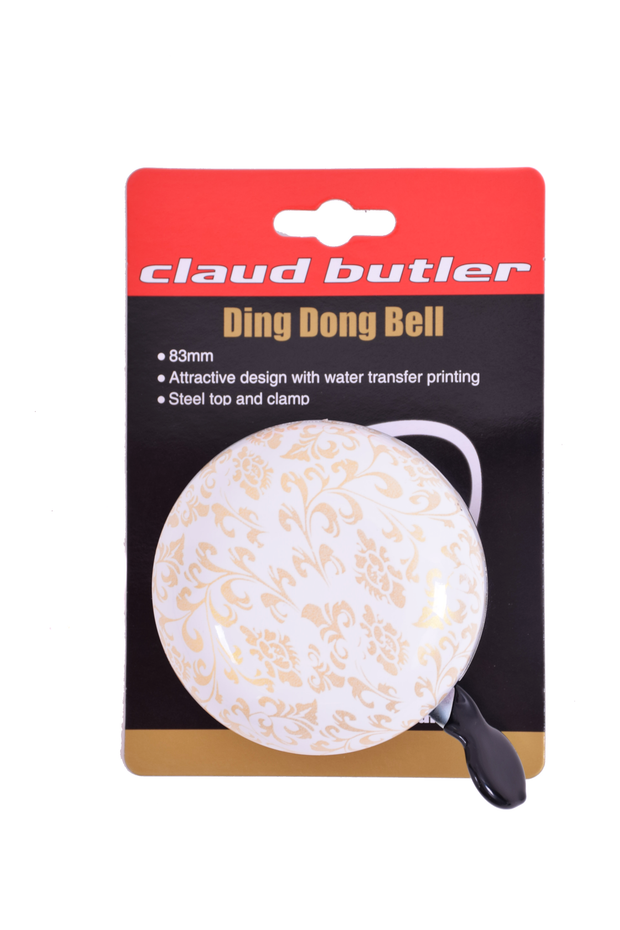 VERY LOUD DING DONG BIKE BELL BIG TRADITIONAL GOLD LADIES OR GENTS VINTAGE STYLE